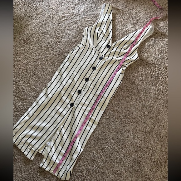 Topshop Stripe Button Front Pinafore Midi Dress
Size 6 - Picture 12 of 12